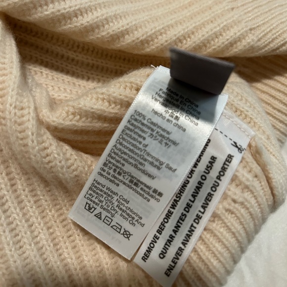 J Crew 100% Cashmere Ribbed Oversized Sweater NWT - Picture 5 of 5